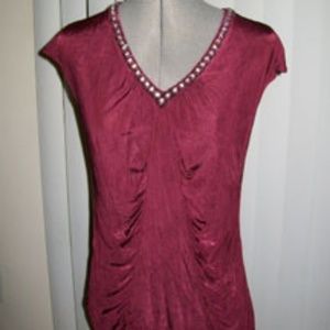 Express Wine Colored Shirt
